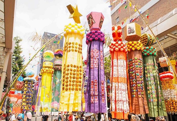 Festival Tanabata Membuat Seluruh Penjuru Jepang Penuh dengan Hiasan