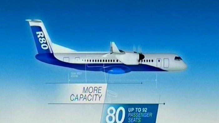 Pesawat  R80 buatan BJ Habibie