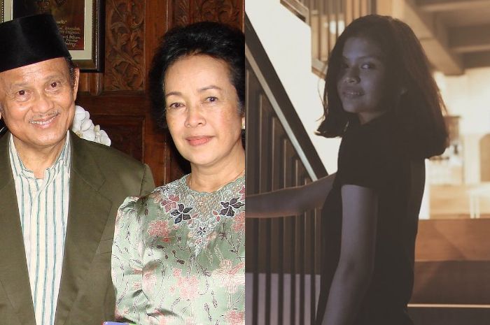 Kolase BJ Habibie-Hasri Ainun Besari dan Sang Cucu, Tifani Habibie.