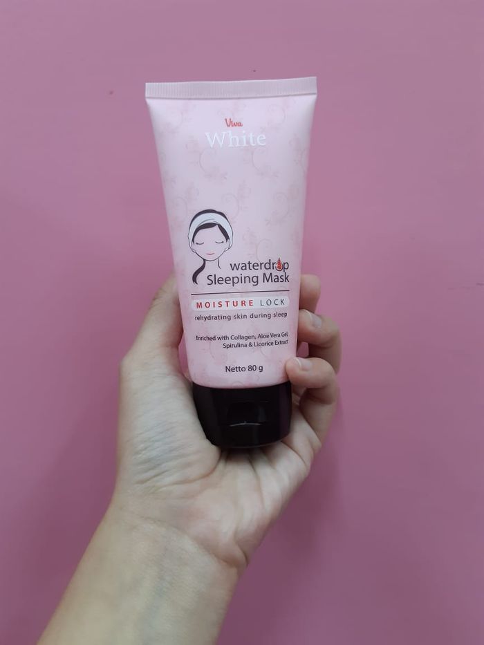 Review Viva White Waterdrop Sleeping Mask. Sleeping Mask