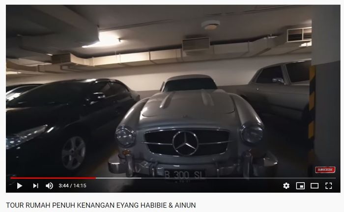 Mercedes-Benz 300 SL Gullwing legendaris milik BJ Habibie