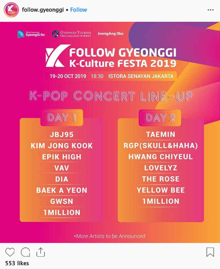 Follow Gyeonggi K-Culture FESTA 2019