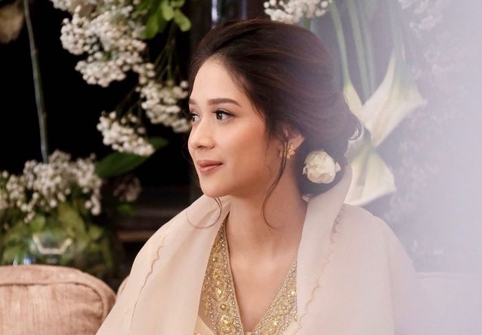 cantiknya Gista Putri saat acara 7 bulanan