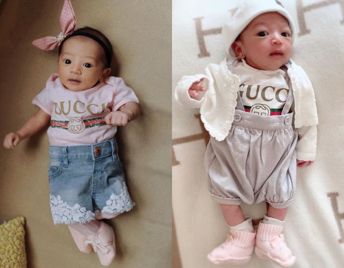 Thania Putri Onsu anak Sarwendag dan Ruben Onsu kenakan fashion item branded