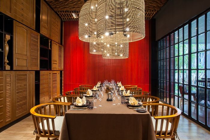 Damar Restaurant's private dining room. Pullman Hotel Ciawi