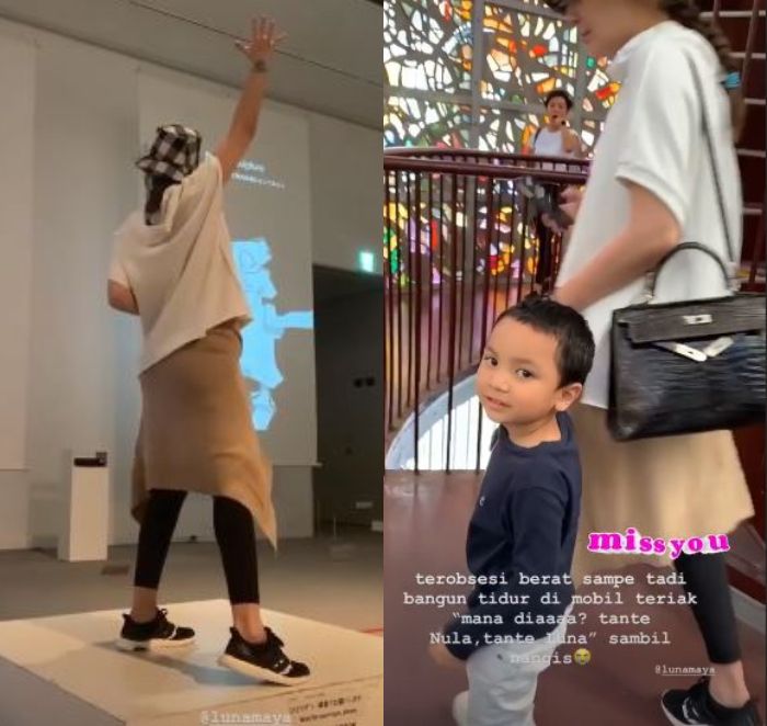 Penampilan simpel artis cantik Luna Maya yang jadi sorotan saat membawa salah satu koleksi tas branded nya yang berharga 700 jutaan rupiah