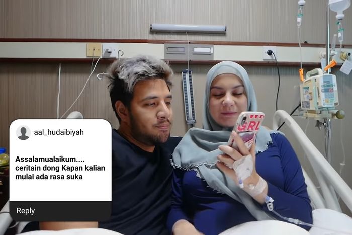 Ammar Zoni dan Irish Bella menjawab pertanyaan netizen soal awal kisah cinta mereka
