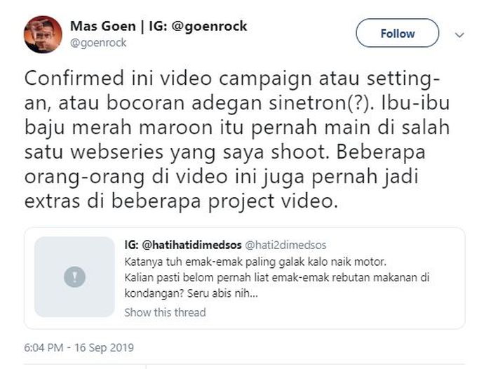 Netizen kenali wajah ibu-ibu yang bertengkar karena rendang