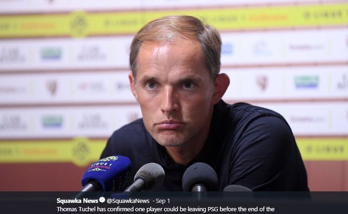 Pelatih Paris Saint-Germain, Thomas Tuchel.