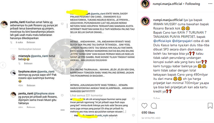 Unggahan akun gosip soal jet pribadi Syahrini