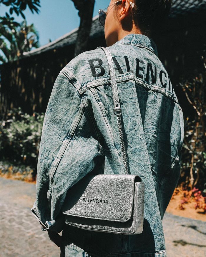 jaket jeans balenciaga original