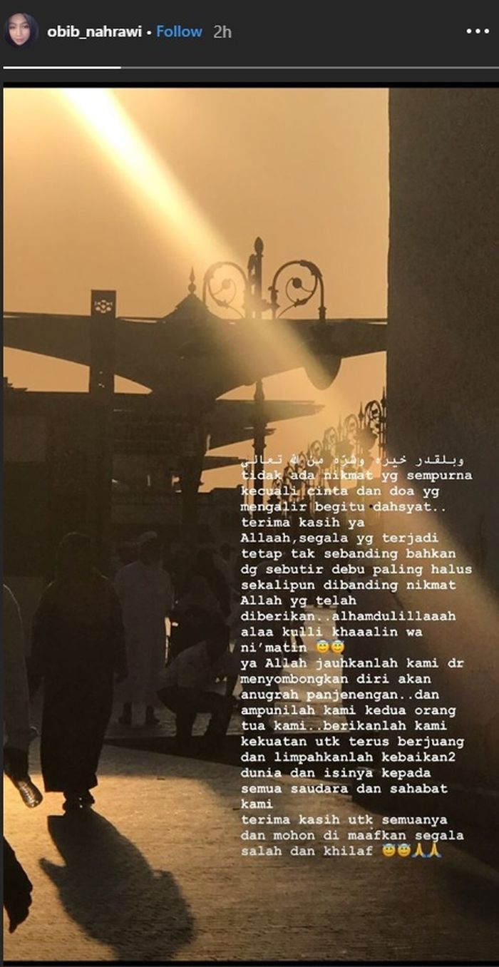 Unggahan istri Imam Nahrawi