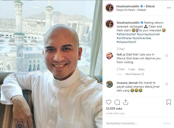 Faisal Nasimuddin botak