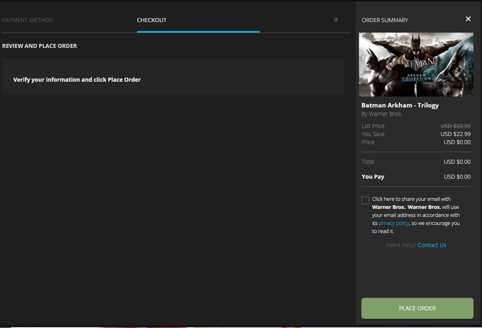 Checkout game Batman