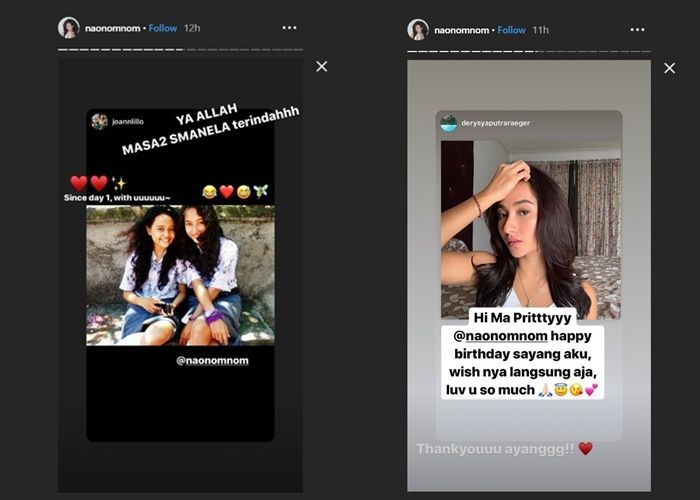 Ucapan ulang tahun untuk Naomi Zaskia