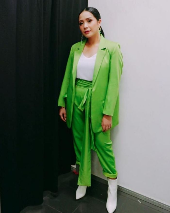 Tampilan Nagita Slavina di acara Selebrita Awards