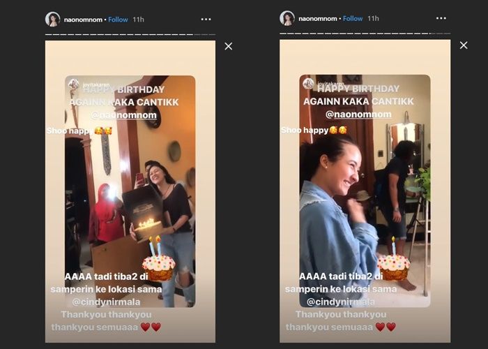 Naomi Zaskia ulang tahun