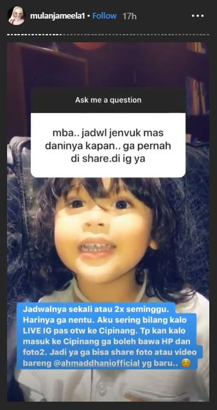 Mulan Jameela buka suara soal kehadirannya