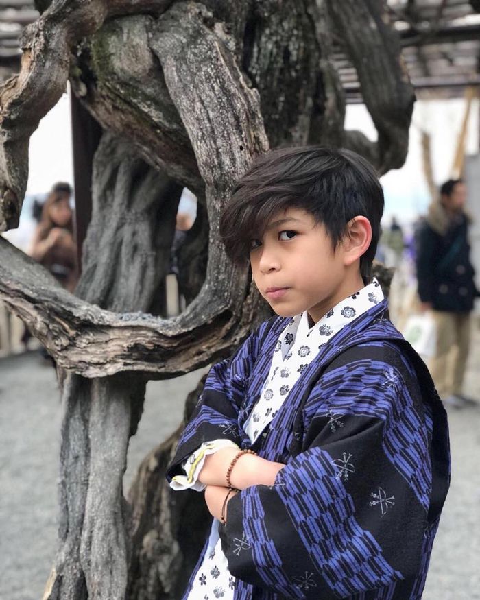 Potret anak Rachel Maryam, Muhammad Kale Mata Angin