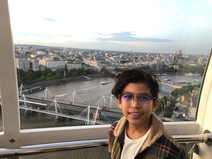 Potret anak Rachel Maryam, Muhammad Kale Mata Angin