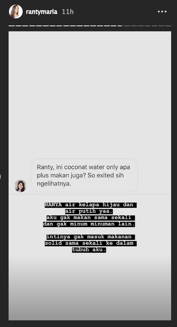 Instagram Stories Ranty Maria