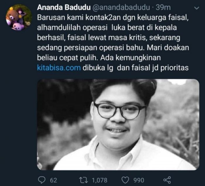 Kondisi Faisal Amir