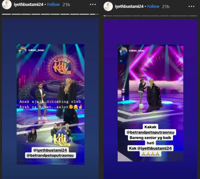 Pujian Iyeth Bustami terhadap Betrand Peto