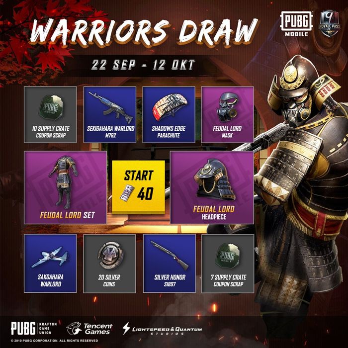 Warriors Draw PUBG Mobile