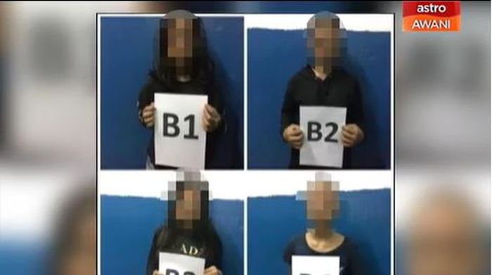 Keempat tersangka pengeroyokan bayi hingga meninggal
