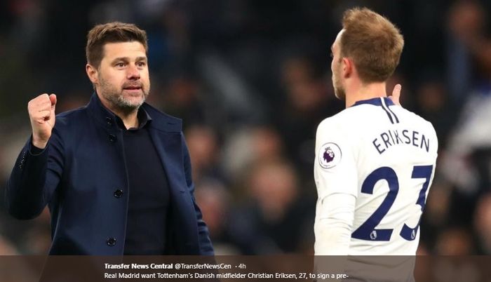 Mauricio Pochettino dan Christian Eriksen dikabarkan menjadi target utama Real Madrid.