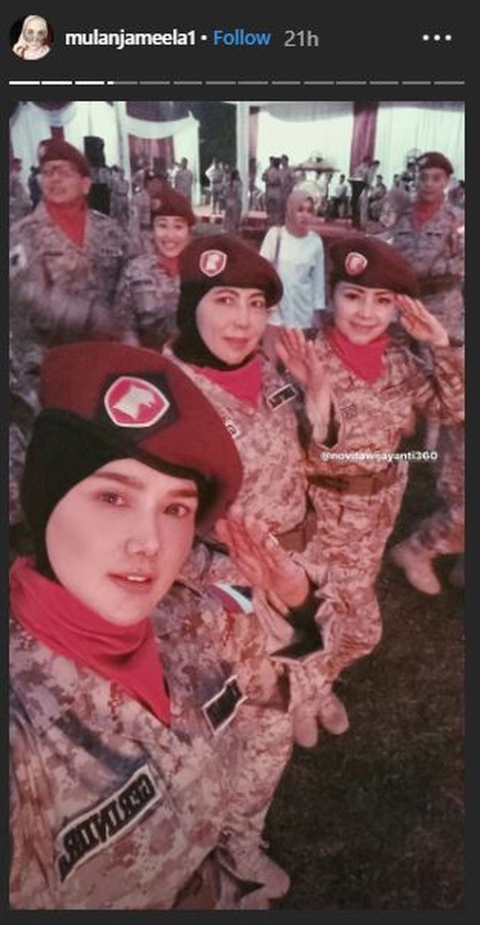 Mulan Jameela mengikuti diklat