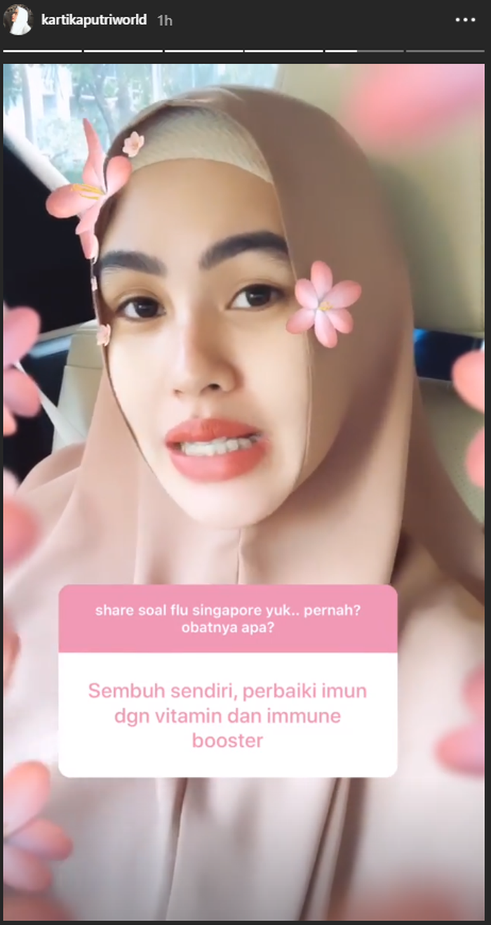 Flu singapura akan sembuh setelah 7-10 hari