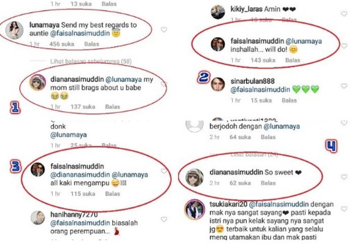 Luna Maya beri salam pada ibunda Faisal Nasimuddin
