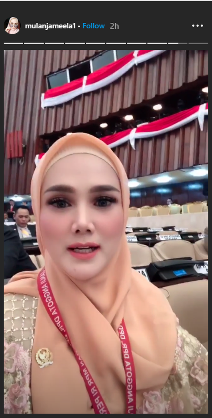 Seperti Ini Potret Tampilan Mulan Jameela Saat Akan Dilantik Jadi