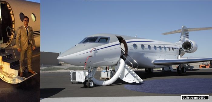 Jet pribadi pesepakbola