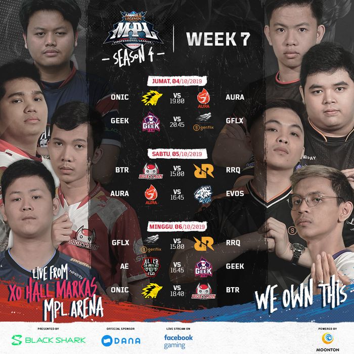 Live Streaming Jadwal Regular Season Mpl Id Season 4 Week 7 Day 3 Semua Halaman Grid Games