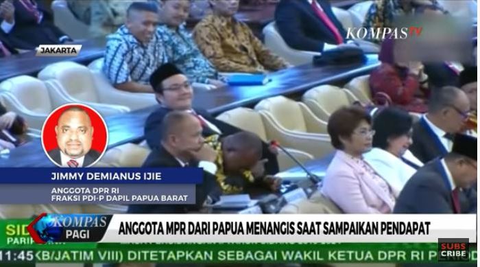 Jimmy menangis sesenggukan