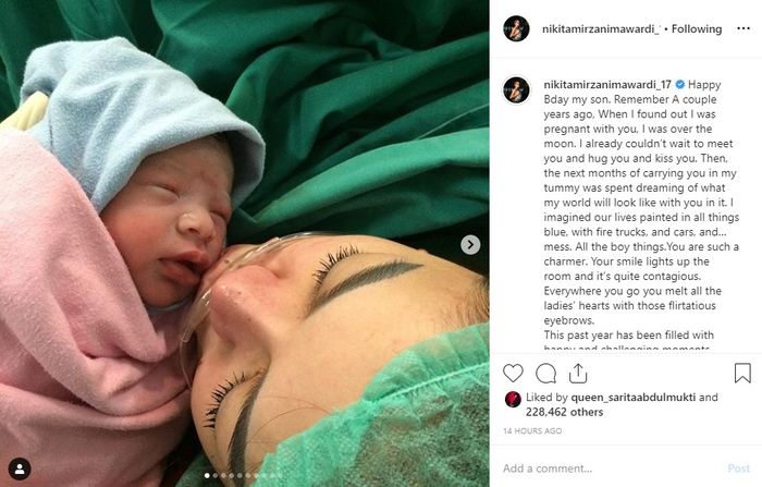 Ungkapan <a href='https://pontianak.tribunnews.com/tag/nikita-mirzani' title='Nikita Mirzani'>Nikita Mirzani</a> di Ulang Tahun Anak