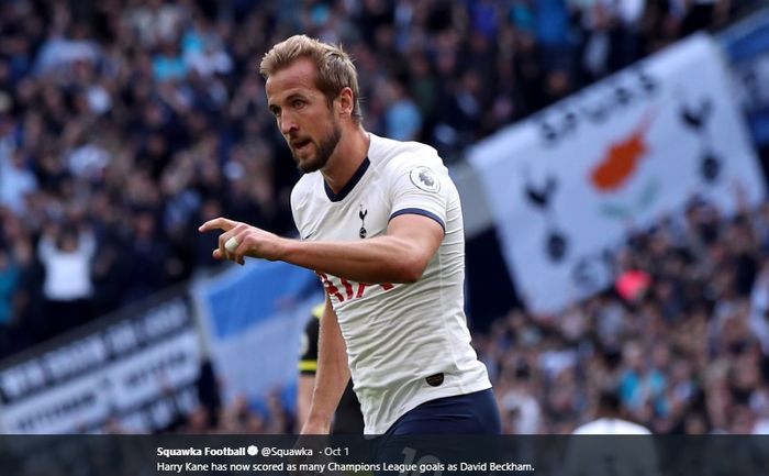 Penyerang Tottenham Hotspur, Harry Kane.