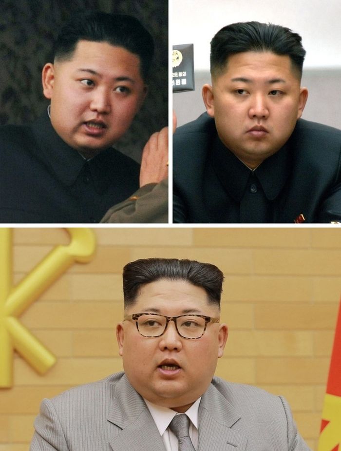 Foto-foto ini menunjukkan bagaimana alis Kim Jong-un bertambah pendek seiring waktu.