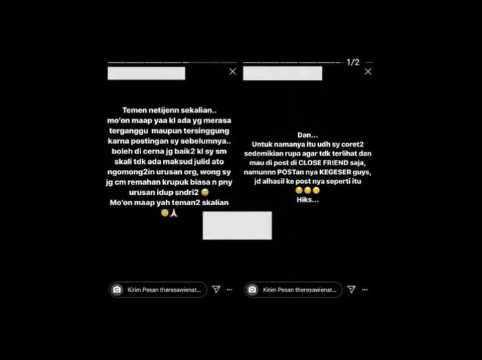 Klarifikasi asisten Nia Ramadhani, Theresa Wienathan.
