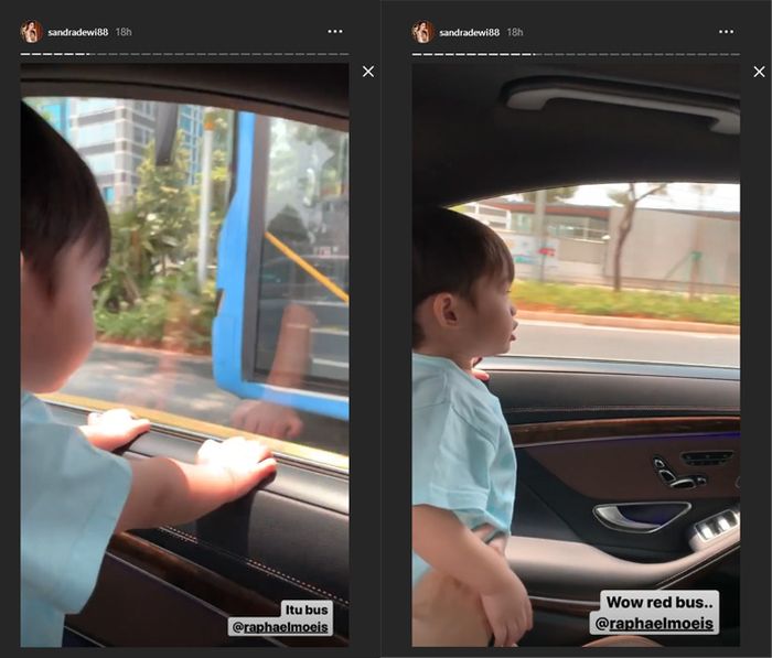 Raphael Moeis melihat kendaraan di Jakarta