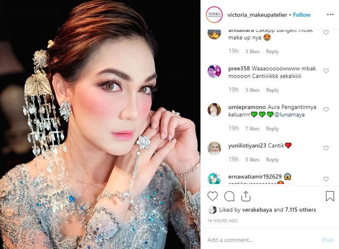 Komentar netizen pada tampilan Luna Maya