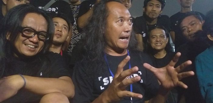 Yusuf Oeblet saat ditemui Grid.ID di kawasan Istora Senayan, Jakarta Pusat, Senin (7/10/2019).