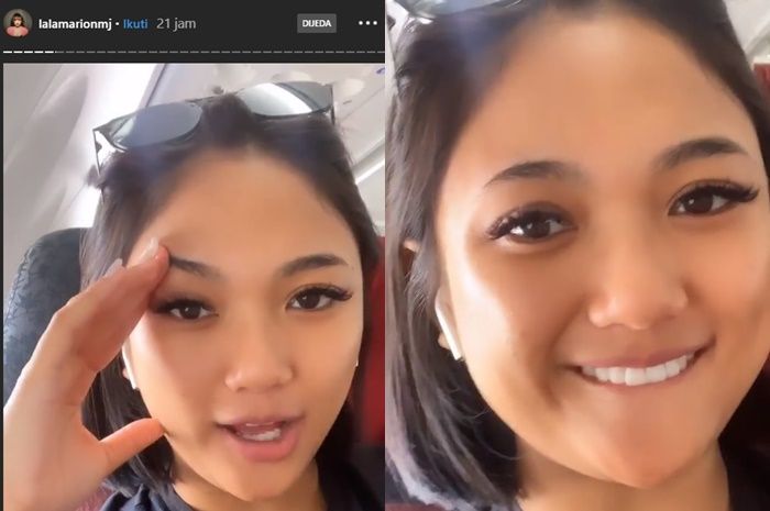 Cantiknya Marion Jola meski tanpa makeup dan hanya pakai kaus oblong