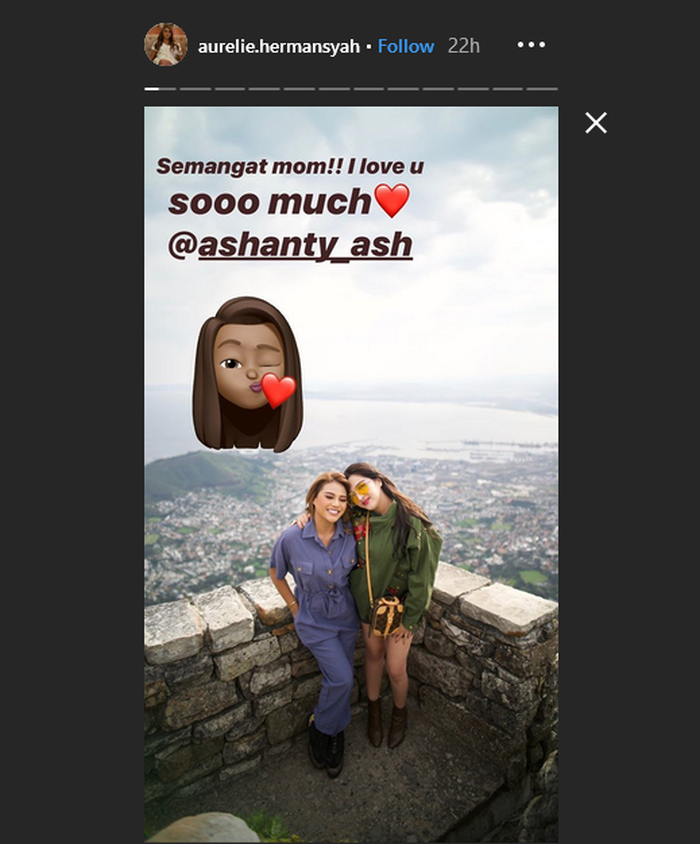 Postingan IG Story Aurel Hermansyah
Instagram.com/aurelie.hermansyah