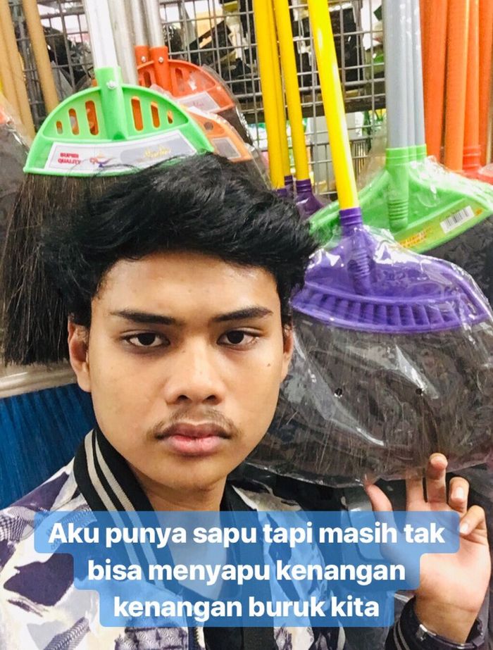 Quote galau dari barang di supermarket.