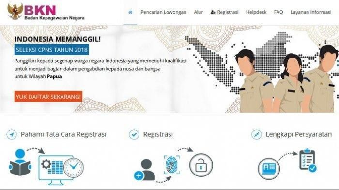 Laman resmi SSCN