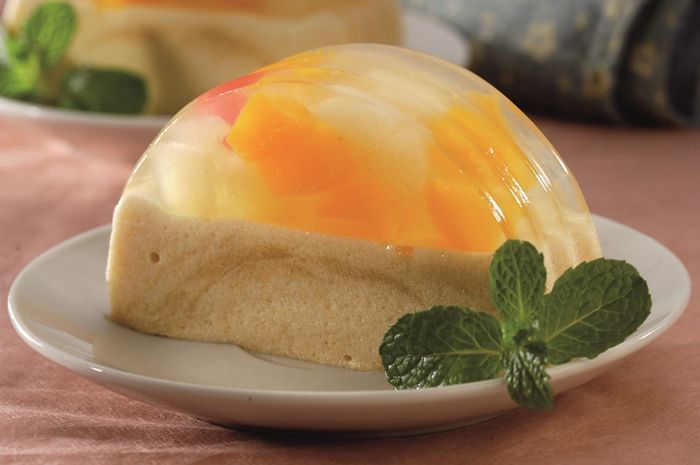 Puding Karamel Fruit Cocktail