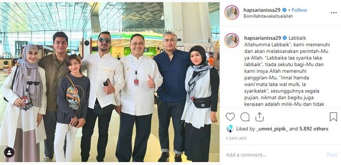 Annisa membagikan momen saat bersama istri mantan suaminya.